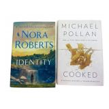 Nora Roberts Identity & Michael Pollan Cooked