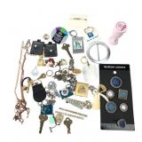 Vintage Costume Jewelry and Collectibles Lot