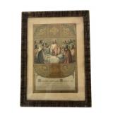 1910 Polish First Holy Communion Certificate