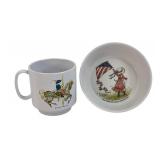 Oneida Holly Hobbie Melamine Mug and Bowl Set