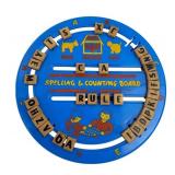 Vintage Plastic Spelling & Counting Board