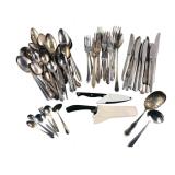 Assorted Silverplate and Stainless Flatware Group