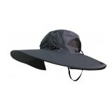 Wide Brim Mesh Vented Sun Hat