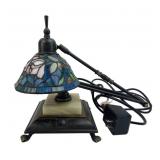Tiffany Style Stained Glass Halogen Desk Lamp