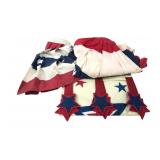 Valley Forge and Sonoma Patriotic Bunting and tabl