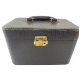Vintage Faux-Alligator Train Case