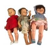 Eegee and Unmarked Vinyl Baby Dolls, Group of 3