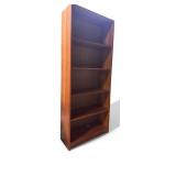 Mid-Century Modern Style Wood Veneer Bookshelf
