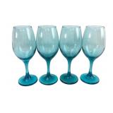 VTG Cristar Rioja Teal Wine Glasses (4)