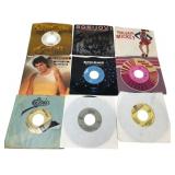 Mixed Lot of 17 Vinyl 45 RPM Records