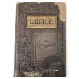 1885 Owen Meredith Lucile Illustrated Hardcover Bo