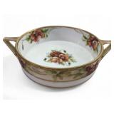 Nippon Hand-Painted Porcelain Poppy Nut Bowl