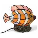 Stained Glass Fish Accent Lamp