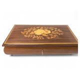 VTG Sorrento Italy Marquetry Jewelry Music Box