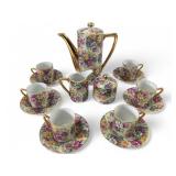 VTG Royal Crown Barrington Bouquet Demitasse Set