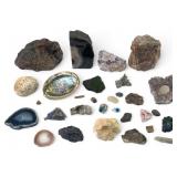 Assorted Mineral and Fossil Specimen Collection