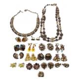 Weiss and Assorted Vintage Costume Jewelry Lot