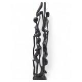 African Style Carved Wood Sculpture