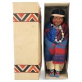 SKOOKUM Indian Character Doll in Original Box