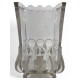 Adams & Company Crystal Wedding Celery Vase
