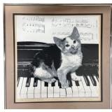 James H. Wennersten The Musical Kitten Serigraph