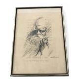 Ozz Franca Framed Rabbi Kiddush Print