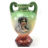 Austrian Porcelain Portrait Vase, Josephine