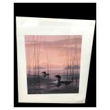 Phil Scholer "The Witching Hour"Loons" Signed