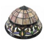 Tiffany-Style Stained Glass Lamp Shade, 14" Dia.