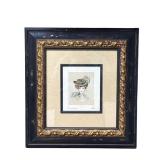 A. Fare Signed Drypoint Etching of a Woman