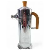 Art Deco Chrome and Bakelite Cocktail Shaker