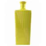 Royal Haeger Yellow Ceramic Rectangular Vase
