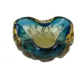MCM Murano Style Sommerso Art Glass Bowl