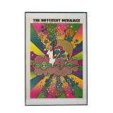 Peter Max 1970 The Different Drummer Framed Poster