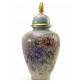 Alka-Kunst Bavaria Hand-Painted Porcelain Urn