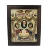 1918 World War I Patriotic Honor Roll Print