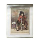 Cayetano de Arquer Lithograph, El Ni±o del Tambor