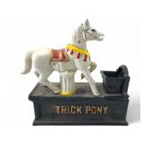 Cast Iron Trick Pony Mechanical Bank