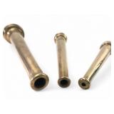 Rare Brass Fire Hose Nozzles, Set of 3