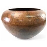 Smith & Hawken Hammered Copper Planter, 8" H