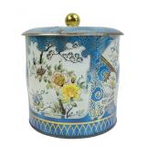 Daher Floral Motif Tin Container, Made in England