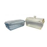 Fire-King and Westinghouse Glass Refrigerator Dish