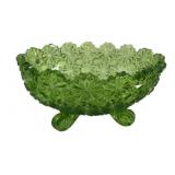 VTG L.E. Smith Daisy and Button Footed Candy Dish