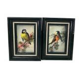 Pr. Framed Bird Prints Attributed to K. Vernon