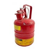Justrite 1 Gallon Type I Red Steel Safety Can