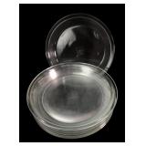 Pyrex Clear Glass Pie Plates, Set of 7