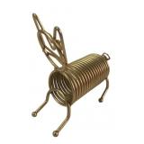Brass Wire Cat Note Holder