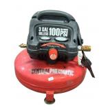 Central Pneumatic 3 Gallon 100 PSI Air Compressor