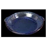 Pyrex Cobalt Blue Glass 9.5 Inch Pie Plate