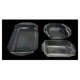 Anchor Hocking and Fire-King Glass Bakeware Set